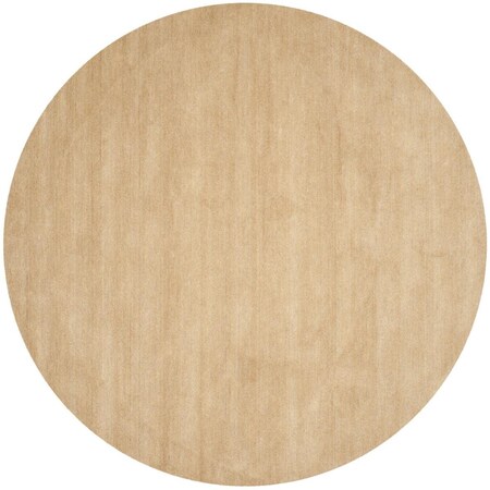 Safavieh Himalaya Hand Tufted with Backing Round Area Rug, Beige - 6 x 6 ft. HIM610E-6R